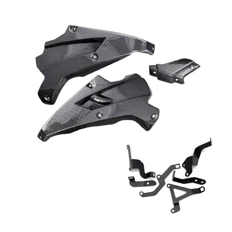 Motorräder Seitenwinglet Motorrad-Bauchwanne, Motorspoiler, Untere Verkleidung, Gugelabdeckung, Karosserierahmen, Seitenteil, Zubehör Für Z900 2020–2024 Seitenwindflosse von YIFANGK
