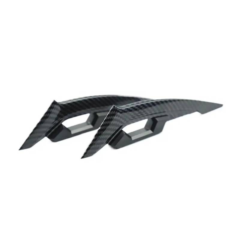 Motorräder Seitenwinglet Motorrad Winglets Motorrad Vorderseite Spoiler Aerodynamischer Flügelsatz Motorrad Fester Windflügel Dekoration Universal Seitenwindflosse von YIFANGK