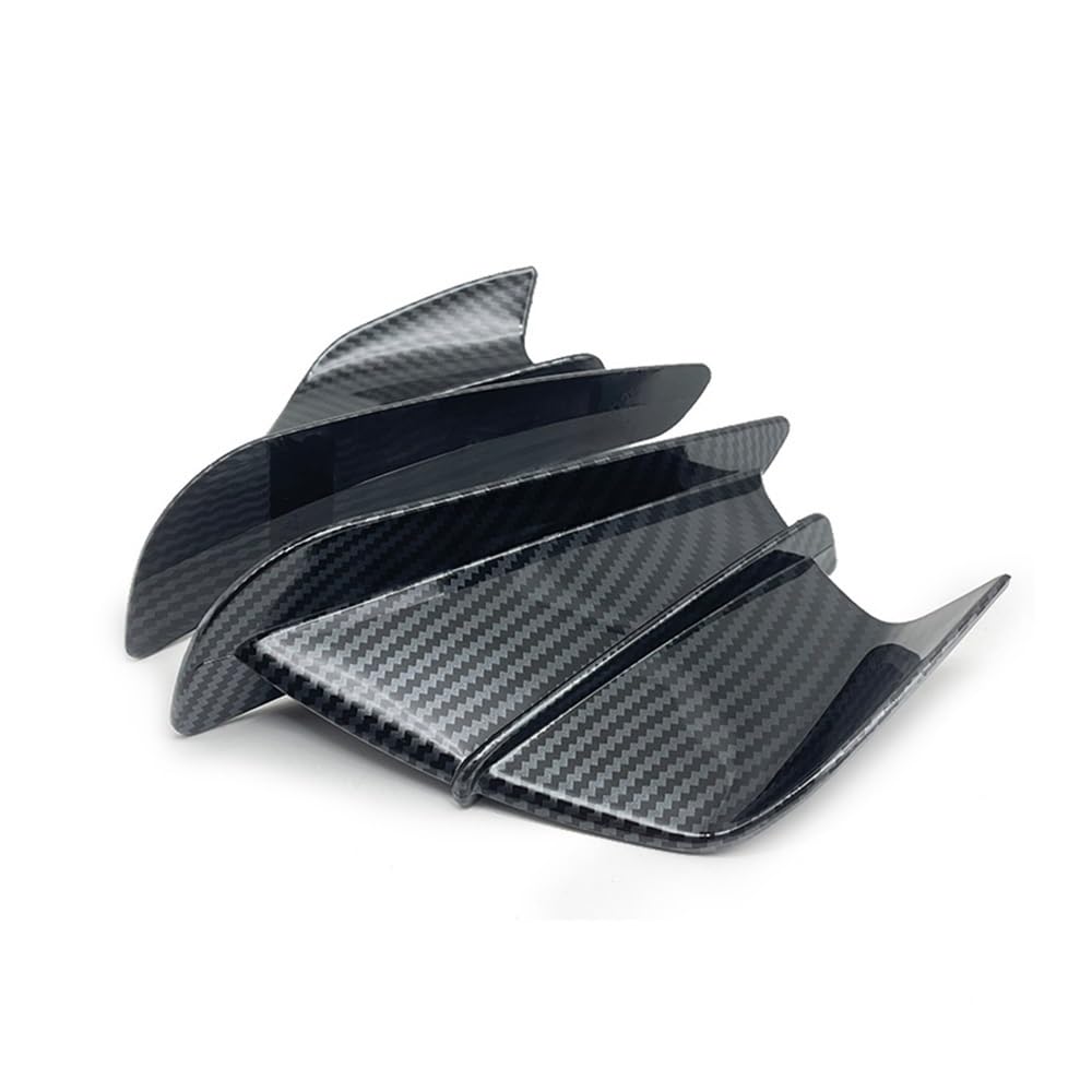 Motorräder Seitenwinglet Universal Motorrad Winglet Aerodynamische Spoiler Flügel Mit Für Für Für Motorrad Dekoration Aufkleber Seitenwindflosse von YIFANGK