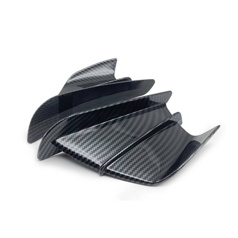 Motorräder Seitenwinglet Universal Motorrad Winglet Aerodynamische Spoiler Flügel Mit Für Für Für Motorrad Dekoration Aufkleber Seitenwindflosse von YIFANGK