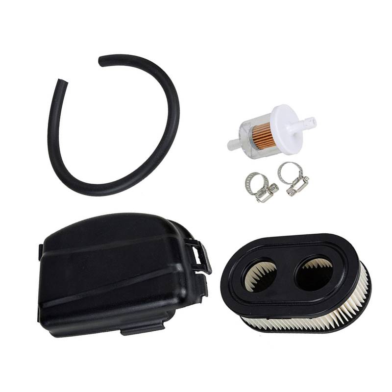 Luftfilter Rasenmäher Luftreiniger Abdeckung Effizienz Luftfilter Set Kunststoff Grasschneider Filter Set für 594106 Modellmotoren ersetzt von YIGZYCN