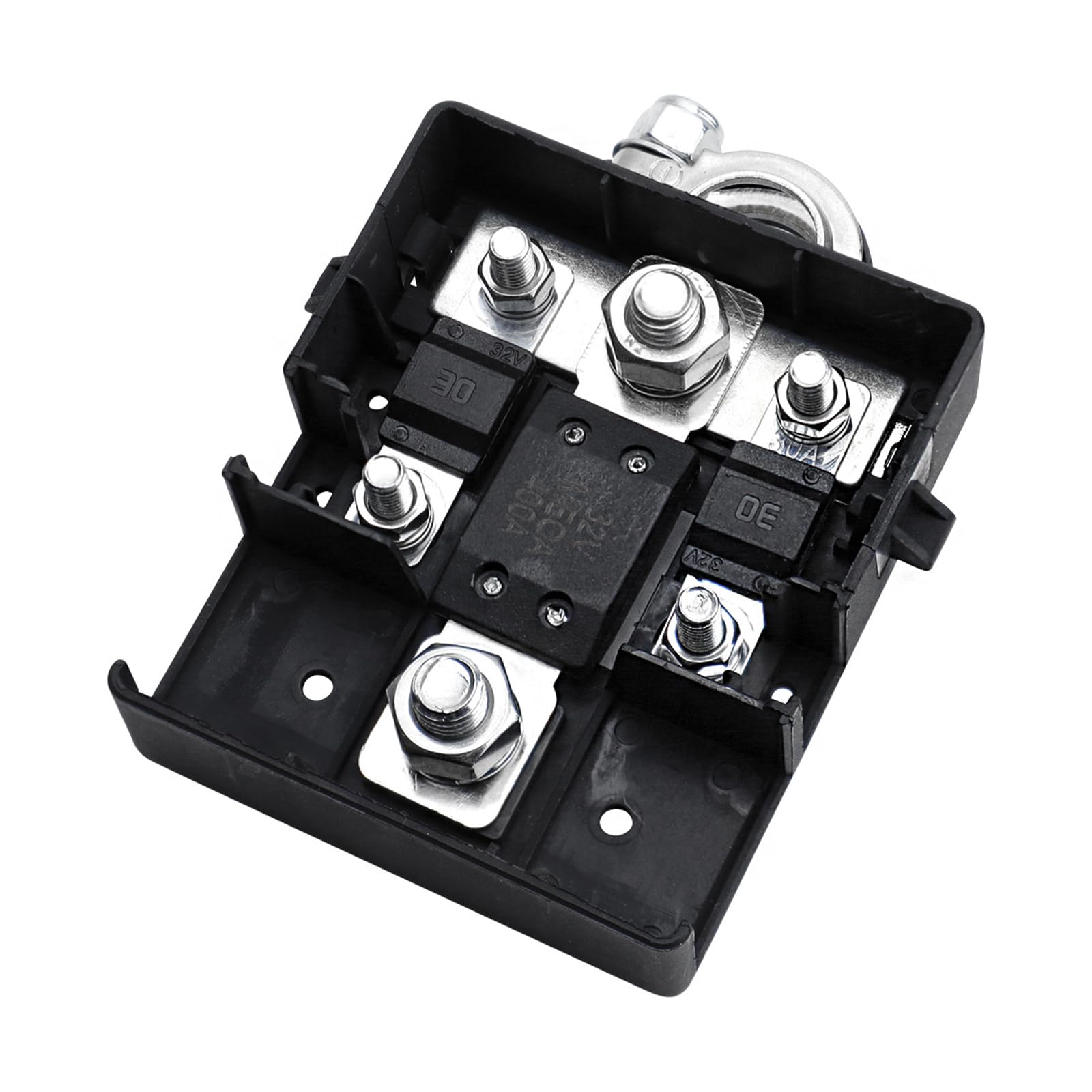 YIGZYCN Anschlüsse des Automatenanschlusses Mit Integrierten Sicherungen 32 V/400A Kleinwagen Sicherungen Für Stabile Elektrische Systeme YIGZYCN Anschlüsse des Automatenanschlusses Mit Integrierten Sicherungen 32 V/400A Kleinwagen Sicherungen Für Stabile Elektrische Systeme von YIGZYCN