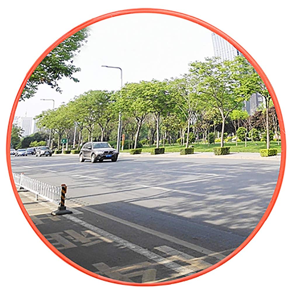 Crossing Corner Convex Objektivkanten tragbarer Verkehrswinkel-Objektiv-Ecke Straßenreflexion Drehspiegel im Freien Blindflecken Matching (Farbe: Innenräume, Größe: 80 cm) von YIHANSS