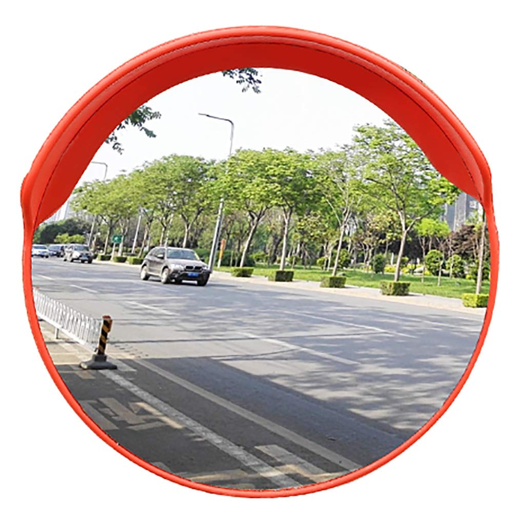 Crossing Corner Convex Objektivkanten tragbarer Verkehrswinkel-Objektiv-Ecke Straßenreflexion Drehspiegel im Freien Blindflecken Matching (Farbe: Innenräume, Größe: 80 cm) von YIHANSS