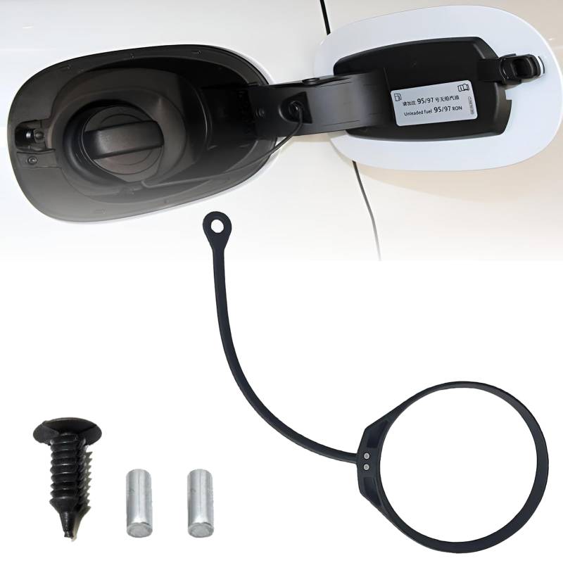 Tankdeckel Halteband,Tankdeckelleitung,Tankdeckel Halteband,Tankdeckel Gummi Linie Ersatzseil, Vw T5 Zubehör,Audi A4,Audi A4 B8,Audi A3 8p,Kabelsatz für Auto kraftstofftankdeckel,Kompatibel mit VW,Pas von YIIWONI
