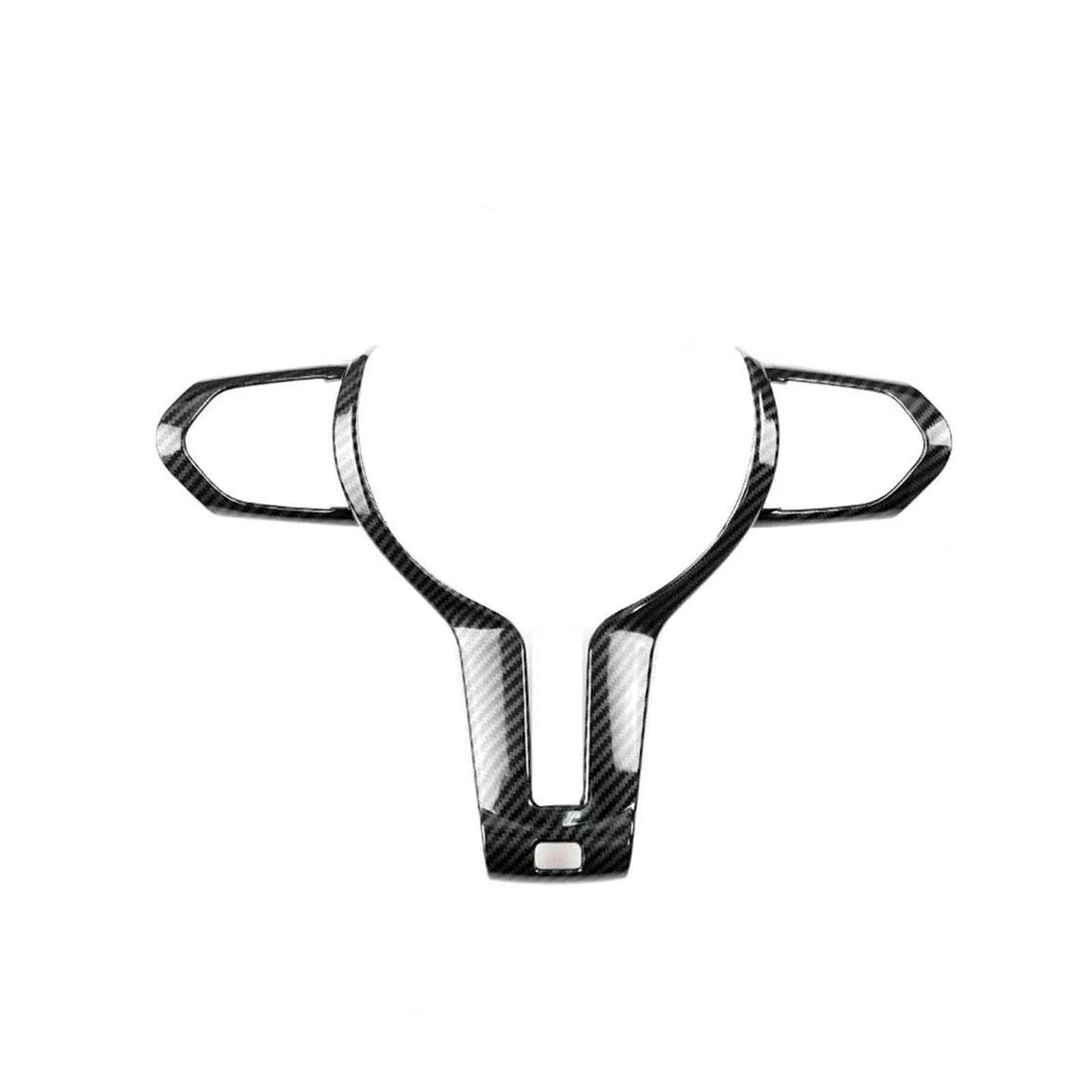Lenkradbezug Carbon-Faser-Stil Vorne Lenkradabdeckung Trim Für B&MW F22 F23 F30 F31 F34 F32 F33 F10 F15 X5 F16 X6 2015–2017 Lenkrad Aufkleber(Big) von YIJIAVSX