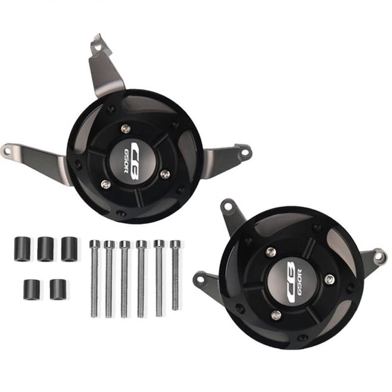 YIJIEBAO FIT for CB650R CBR650R CB 650R CBR 650R 2021 2022 Motorrad CNC Motor Stator Motor Schutzhülle Schutzfolien Motorrad-Motorschutz(CB650R Titanium) von YIJIEBAO
