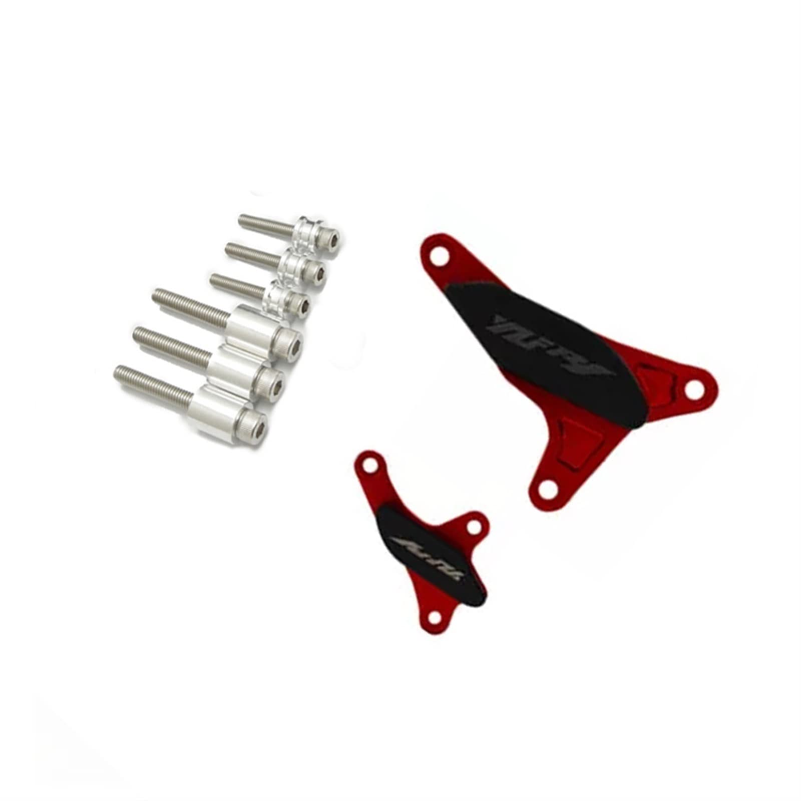 YIJIEBAO FIT for Untuk Yamaha YZF R1 2007 2008 CNC Frame Slider Crash Pad Mesin Stator Case Saver Cover Pelindung Jatuh POM FIT for Untuk Yamaha R1 07-08 Motorrad-Motorschutz(Merah) von YIJIEBAO