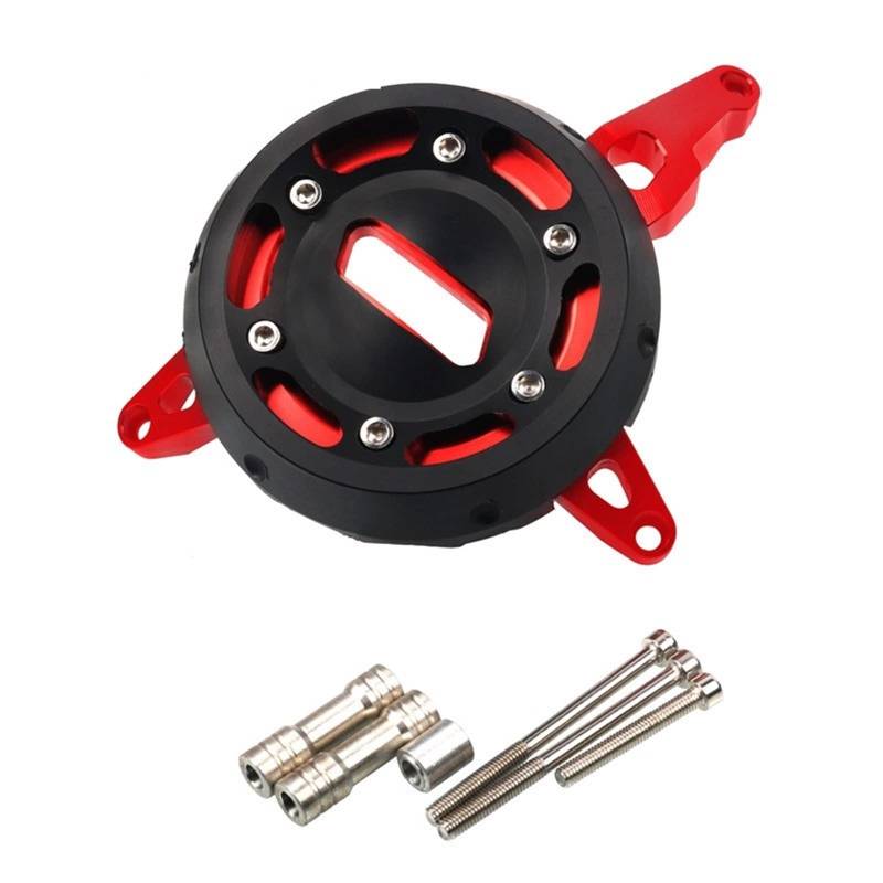 YIJIEBAO FIT for Yamaha MT-03 MT 03 MT03 YZF-R3 YZF-R25 YZF R3 R25 YZFR3 Motorrad CNC Motor Stator Motor Schutzhülle Schutzfolie Motorrad-Motorschutz(Red) von YIJIEBAO