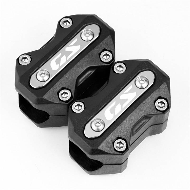 YIJIEBAO Fit for BMW R1300GS R1300 GS R 1300 GS 2023 2024 Motorrad 22mm/25mm/28mm stoßstange Schutz Motor Schutz Block Zubehör Crashsicheres Zubehör (Size : Silver) von YIJIEBAO