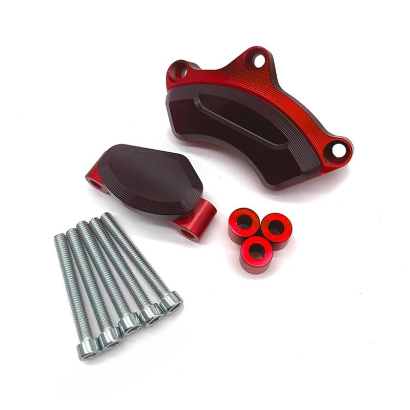 YIJIEBAO Fit for BMW S1000 XR S1000XR K69 2020 2021 2022 2023 Motorrad Teile Motor Stator Puls Abdeckung Schutz Crash pad Slider Schutz Motorrad-Motorschutz(Red) von YIJIEBAO