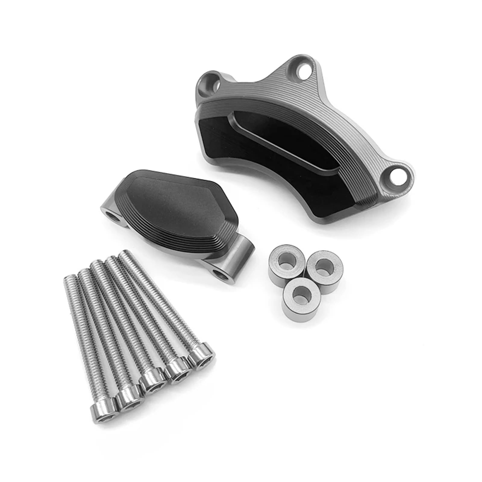 YIJIEBAO Fit for BMW S1000 XR S1000XR K69 2020 2021 2022 2023 Motorrad Teile Motor Stator Puls Abdeckung Schutz Crash pad Slider Schutz Motorrad-Motorschutz(Silver) von YIJIEBAO