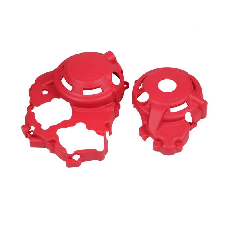YIJIEBAO Fit for CRF300L CRF300 Rally CRF 300 L 300L Motorrad Zubehör Motor Schutz Motor Stator Abdeckung Slider Protector Schild Motorrad-Motorschutz(Red) von YIJIEBAO