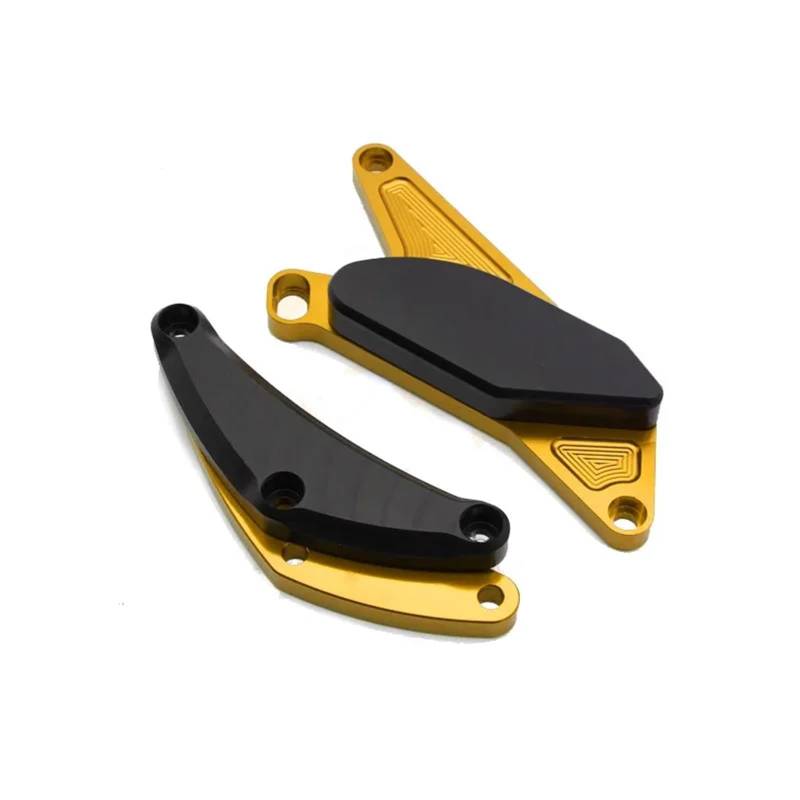 YIJIEBAO Fit for Suzuki GSX-R GSXR 600 750 2006 2007 2008 2009 2010 Rahmen Slider Crash Pad Motor Stator Fall schoner Abdeckung Fallen Schutz Motorrad-Motorschutz(Gold) von YIJIEBAO