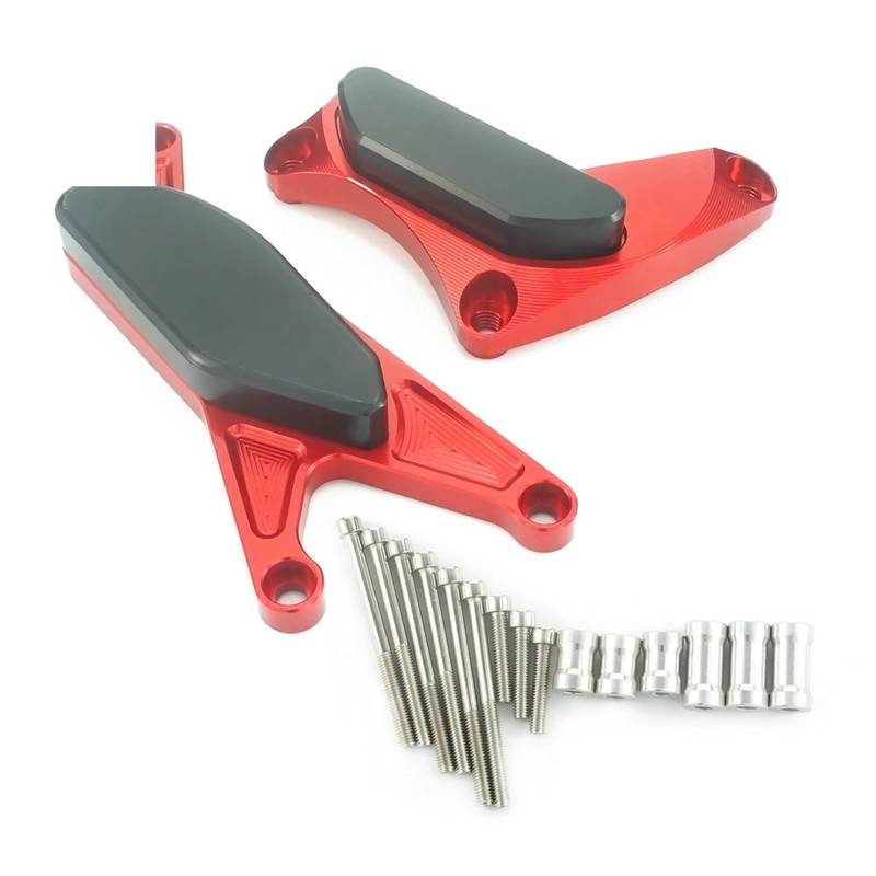 YIJIEBAO Fit for Suzuki GSXR600 GSXR750 2004 2005 GSXR 600 750 Motorrad Motor Sliders Block Protector Schutz Fall Stator Kupplung Crash Pad Motorrad-Motorschutz(Red) von YIJIEBAO