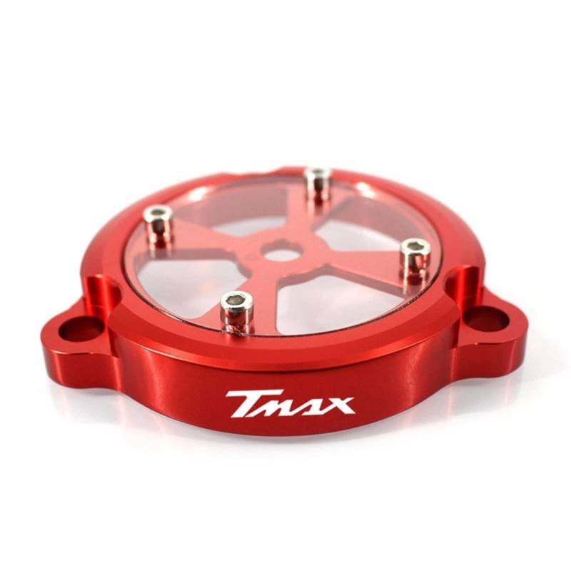 YIJIEBAO Fit for Yamaha TMAX 530 TMAX530 T-MAX530 T-MAX 530 2010-2016 Motorrad CNC Motor Stator Schutzhülle Set Dekoration Motorrad-Motorschutz(Red) von YIJIEBAO