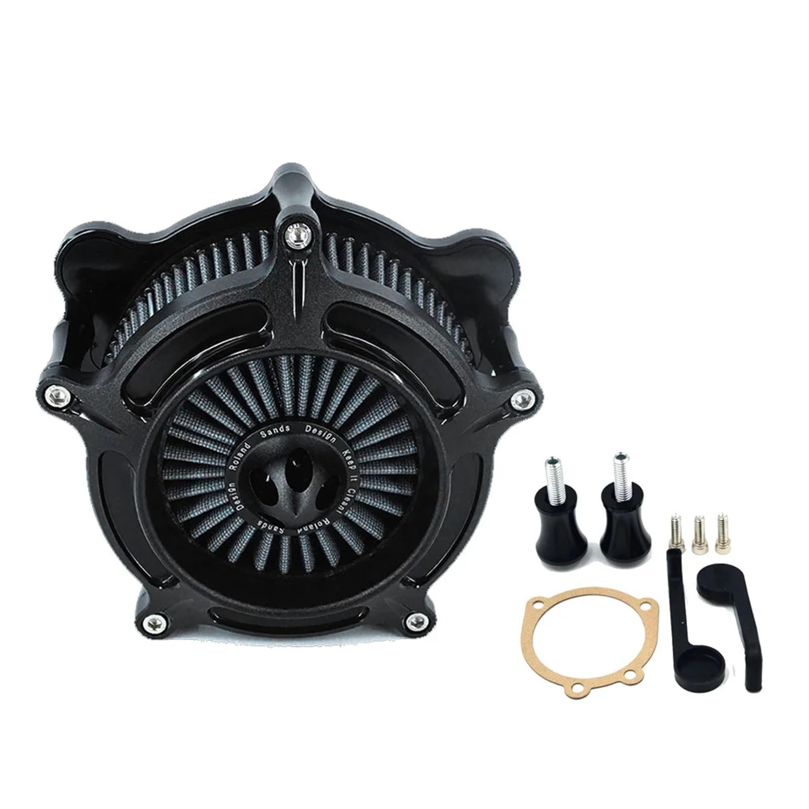 YIJIEBAO Luftfilter & Systeme Fit for Harley XL Sportster Dyna Softail Touring Motorradteile Turbine Spike Luftreiniger Ansaugfilter(Air Filters C) von YIJIEBAO