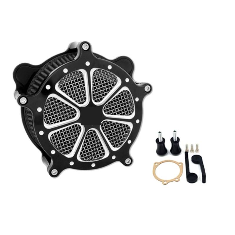 YIJIEBAO Luftfilterreiniger Filter passend for Harley Sportster XL Touring Street Glide Road Glide Dyna Softail Motorradzubehör 2000-2020(Air Filter D) von YIJIEBAO