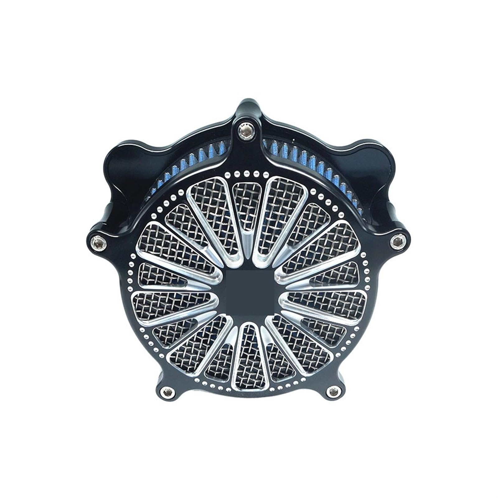YIJIEBAO Mar Turbo Venturi Luftfilter Ansaugfilter Passend for Harley Sportster XL 883 1200 Dyna FXD FXDB Touring FLHRC FLHTC Softail FXSTB(Blue Filter C) von YIJIEBAO
