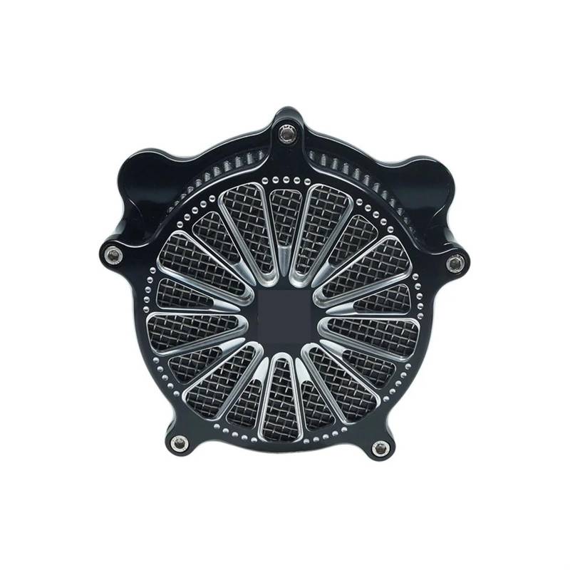 YIJIEBAO Mar Turbo Venturi Luftfilter Ansaugfilter Passend for Harley Sportster XL 883 1200 Dyna FXD FXDB Touring FLHRC FLHTC Softail FXSTB(Gray Filter A) von YIJIEBAO