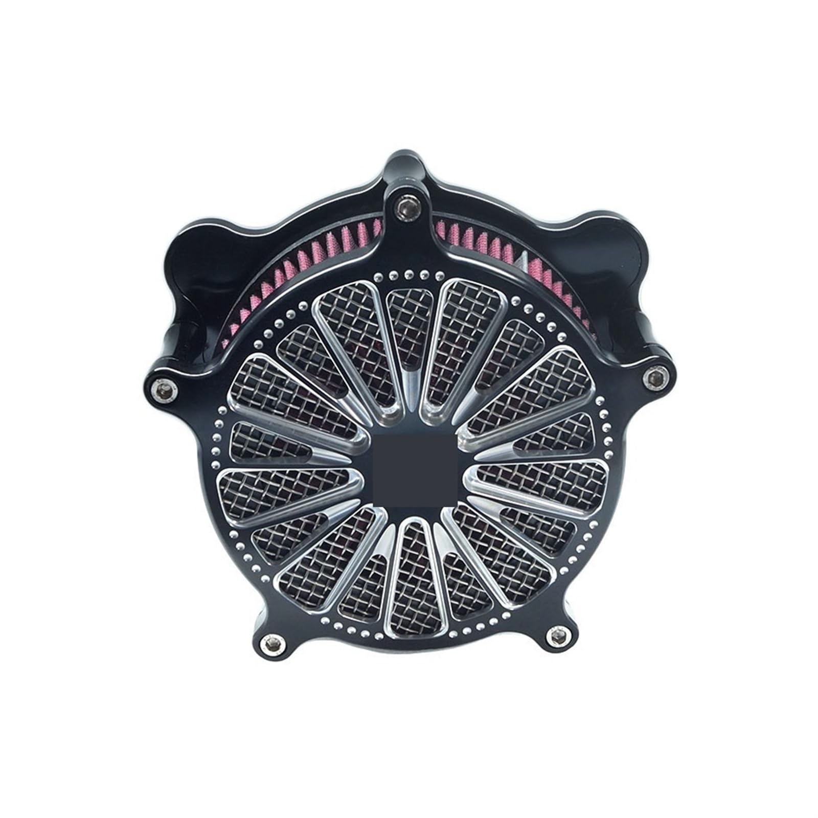YIJIEBAO Mar Turbo Venturi Luftfilter Ansaugfilter Passend for Harley Sportster XL 883 1200 Dyna FXD FXDB Touring FLHRC FLHTC Softail FXSTB(Red Filter C) von YIJIEBAO