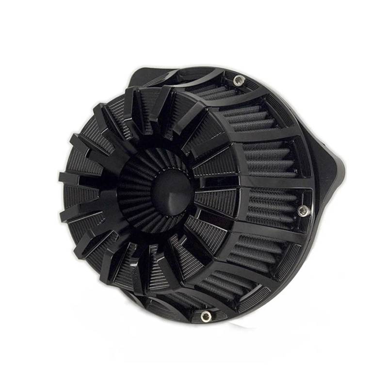 YIJIEBAO Motorrad CNC Luftfilter Reiniger Ansaugfilter Passend for Harley Sportster XL1200 Touring Road Glide Street Glide Dyna Fatboy Softail(Air Filters D) von YIJIEBAO