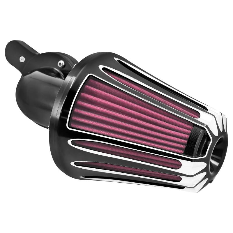 YIJIEBAO Motorrad CNC-Luftfilterreiniger passend for Harley Touring Road King Electra Street Glide Dyna Softail Street Bob FLTR Low Rider 00-17 von YIJIEBAO