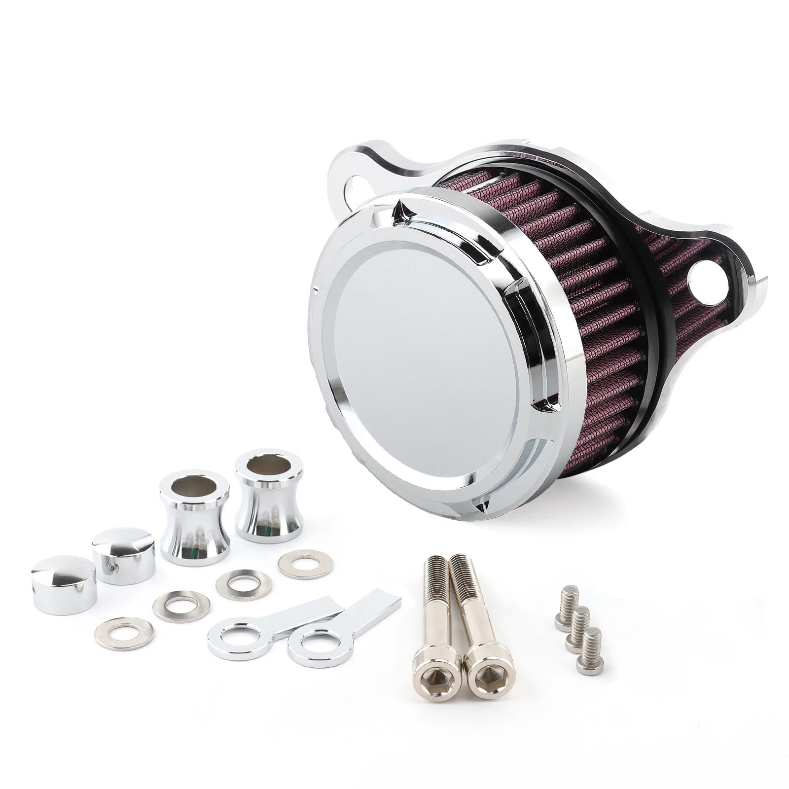 YIJIEBAO Motorrad-Luftfilter CNC-Luftreiniger-Ansaugfiltersystem Passend for Harley Sportster XL883 XL1200 Iron 883 48 Seventy-Two 1991-2023(MP09-007-0029CR) von YIJIEBAO