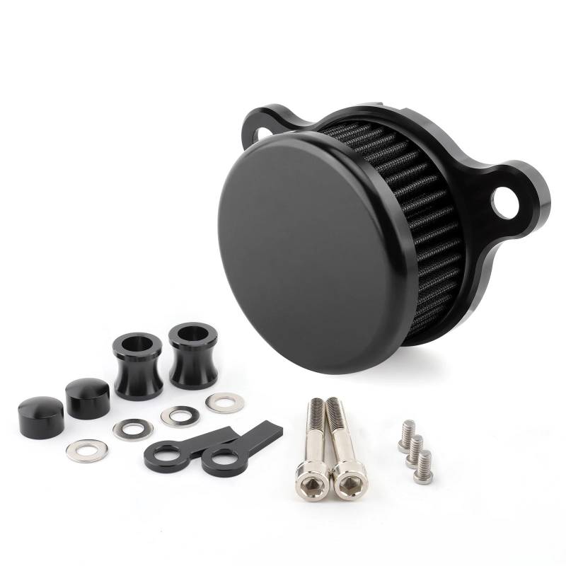 YIJIEBAO Motorrad-Luftfilter CNC-Luftreiniger-Ansaugfiltersystem Passend for Harley Sportster XL883 XL1200 Iron 883 48 Seventy-Two 1991-2023(MP09-007-0030BB) von YIJIEBAO