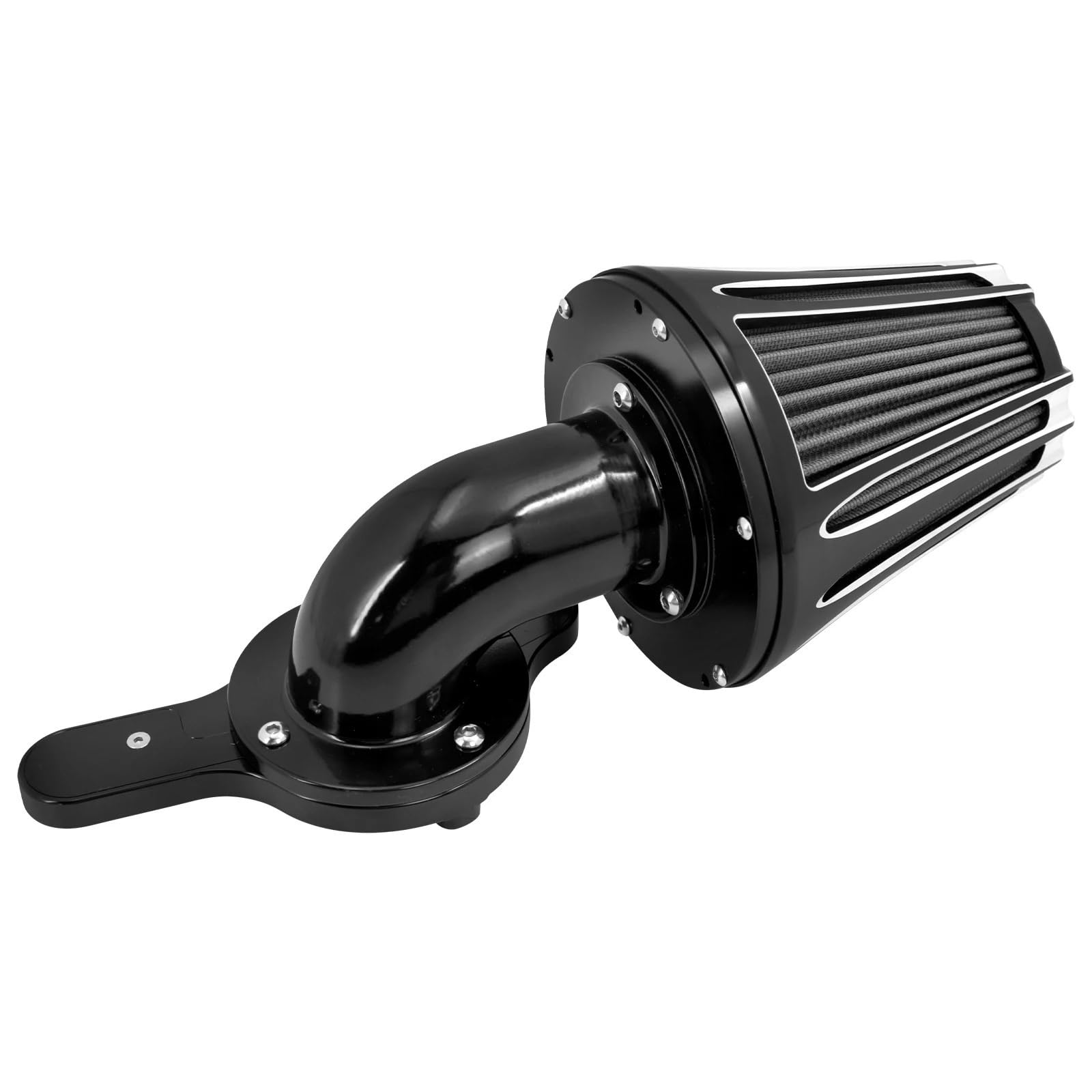 YIJIEBAO Motorrad-Luftfilter-Luftfiltersystem Schwarz Passend for Harley M8 Touring Electra Street Glide FLHR 2017-Up Softail FXLD FXBB 18-Up YIJIEBAO Motorrad-Luftfilter-Luftfiltersystem Schwarz Passend for Harley M8 Touring Electra Street Glide FLHR 2017-Up Softail FXLD FXBB 18-Up von YIJIEBAO
