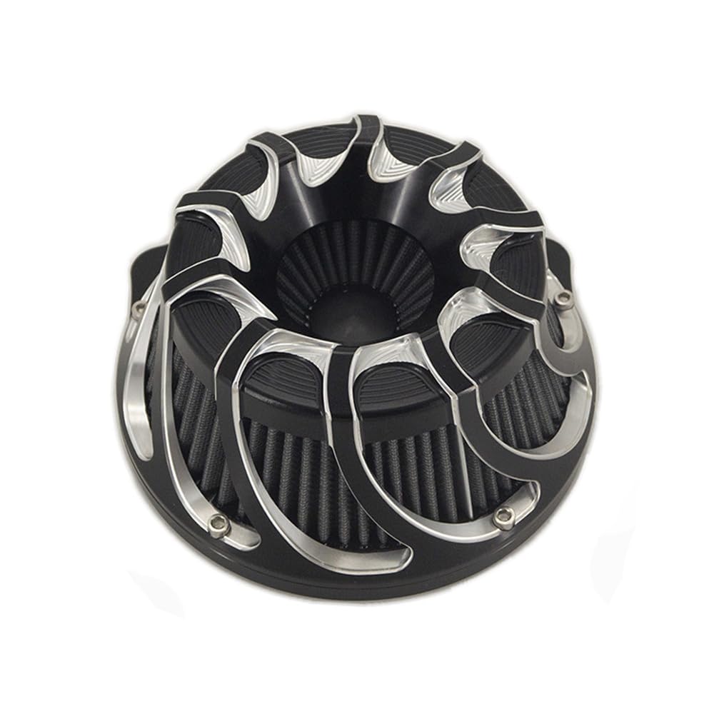 YIJIEBAO Motorrad Luftfilter Reiniger Intake Filter Grau Element Fit for Harley Sportster XL48 Dyna FXDLS Touring Electra Road Glide Softail(Air Filter D) von YIJIEBAO