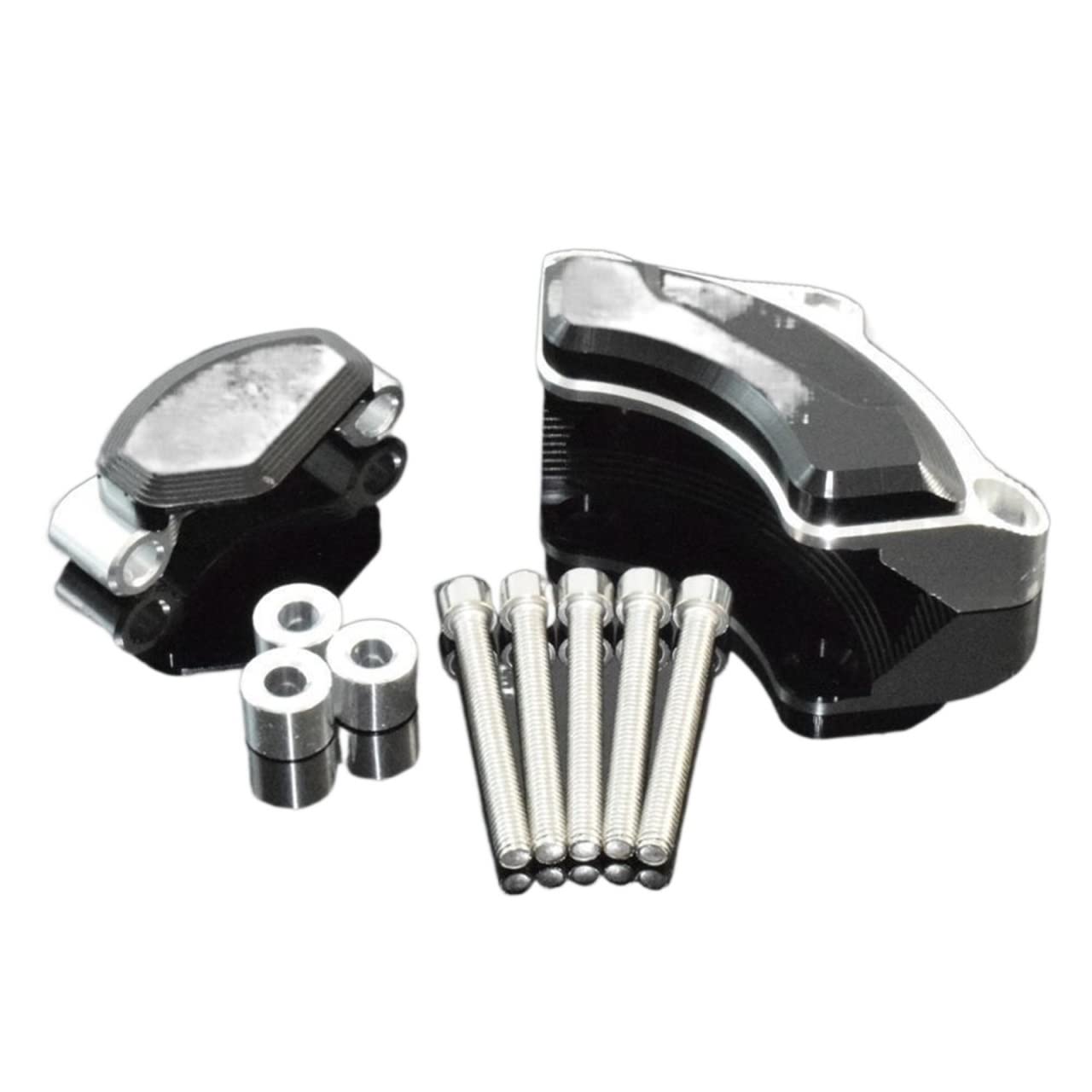 YIJIEBAO Motorrad Motor Stator Pulse Cover Guard Crash Pad Slider Protector Fit for BMW S 1000 XR S1000XR K69 2020 2021 2022 Motorrad-Motorschutz(Silver) von YIJIEBAO