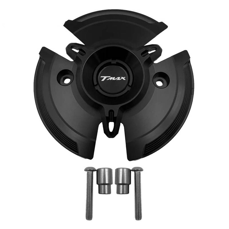 YIJIEBAO Motorrad Rahmen Slider Schutz Motor Stator Abdeckung Schutz Fit for Yamaha TMAX 560 TECH MAX 2020-2023 T-max560 Tech Max T-MAX 560 Motorrad-Motorschutz(Black) von YIJIEBAO
