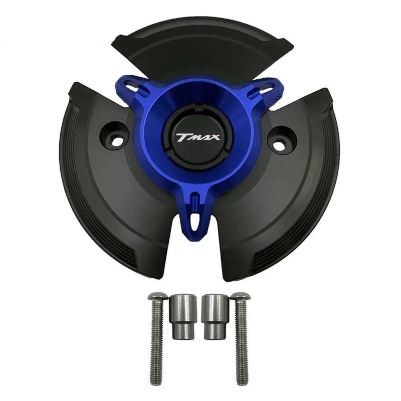 YIJIEBAO Motorrad Rahmen Slider Schutz Motor Stator Abdeckung Schutz Fit for Yamaha TMAX 560 TECH MAX 2020-2023 T-max560 Tech Max T-MAX 560 Motorrad-Motorschutz(Blue) von YIJIEBAO