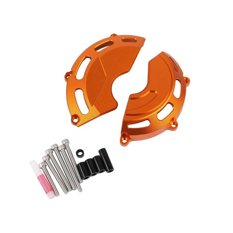 YIJIEBAO Motorschutzabdeckung passend for CFMOTO 800NK NK800 NK 800 NK 2023 2024 Verkleidungsrahmen Slider Crash Pad Case Statorschutz Zubehör Motorrad-Motorschutz(Orange) von YIJIEBAO