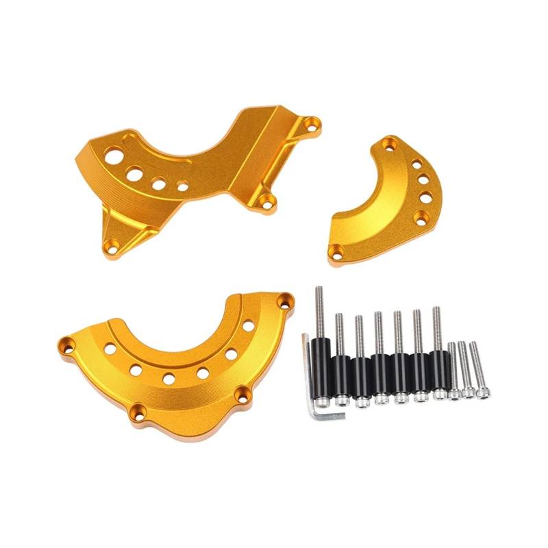 YIJIEBAO Motorschutzabdeckung passend for Kawasaki Z900RS 2018–2023 Verkleidungsrahmen-Slider Crash-Pad Statorschutz passend for Z 900 RS Cafe-Zubehör Motorrad-Motorschutz(Gold) von YIJIEBAO