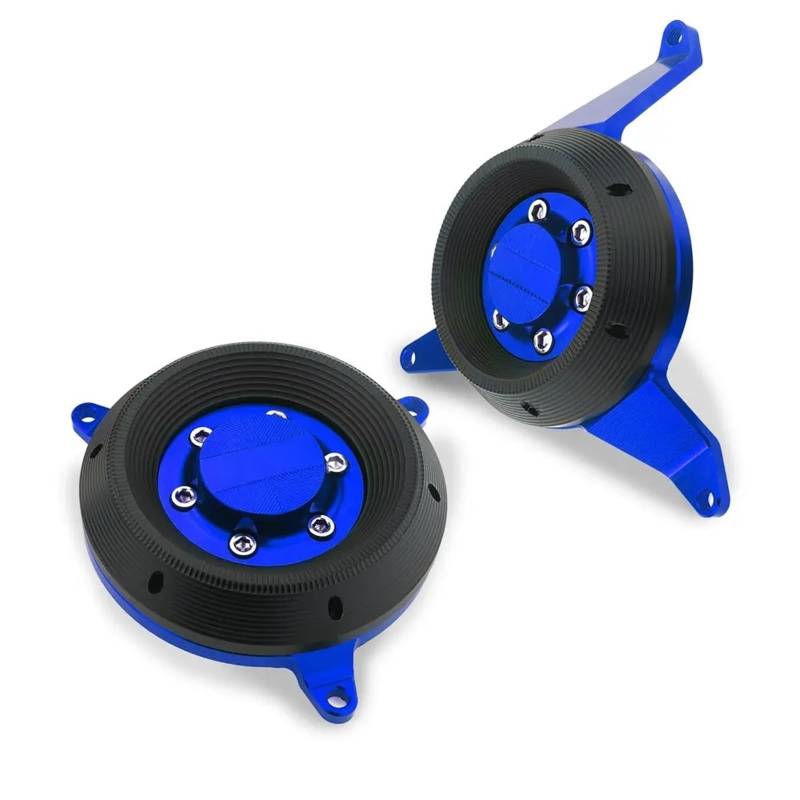 YIJIEBAO Motorstatorabdeckung Motorschutz Fallschutz Passend for Kawasaki Z900 2017 Motorstatorgehäuseabdeckung Motorrad modifiziert Motorrad-Motorschutz(Blue) von YIJIEBAO