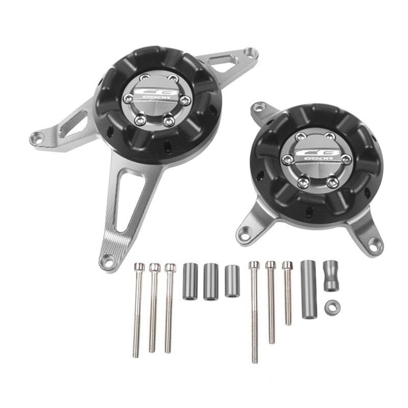 YIJIEBAO PASSEND for CB650R CBR650R CB 650R CBR 650R CB650 2019 2020 Motorrad CNC Motor Stator Motorschutzabdeckung Schutzfolien Motorrad-Motorschutz(CB650R Titanium) von YIJIEBAO