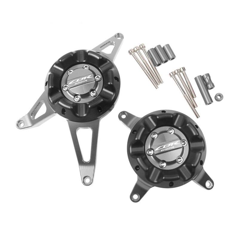 YIJIEBAO PASSEND for CB650R CBR650R CB 650R CBR 650R CB650 2019 2020 Motorrad CNC Motor Stator Motorschutzabdeckung Schutzfolien Motorrad-Motorschutz(CBR650R Titanium) von YIJIEBAO