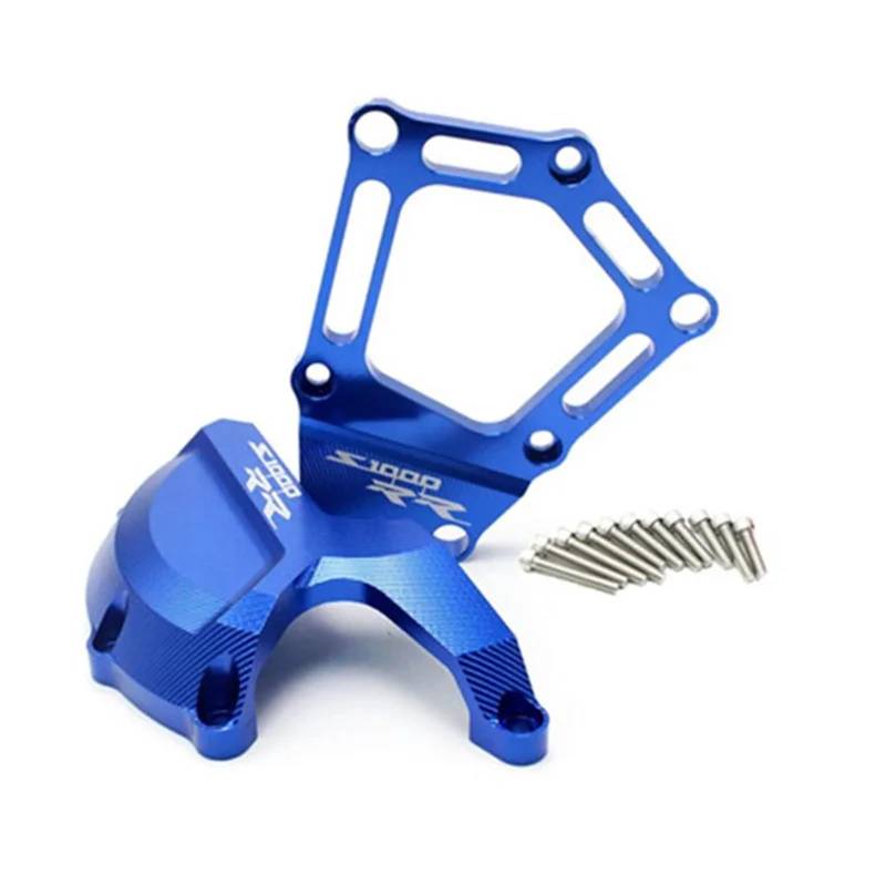 YIJIEBAO Passend for BMW S1000R S1000 RS 1000 R 2014–2018. Motorradzubehör, CNC-Aluminium-Motor-Stator-Abdeckung, Slider-Schutz Motorrad-Motorschutz(S1000RR LOGO-04) von YIJIEBAO