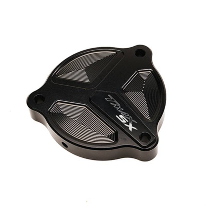 YIJIEBAO Passend for Yamaha TMAX 530 TMAX530 DX/SX 2012-2019 Motorrad TMAX530 Motorschutzseitenabdeckung Rahmenlochabdeckung Antriebswellenabdeckung Motorrad-Motorschutz(SX Black) von YIJIEBAO