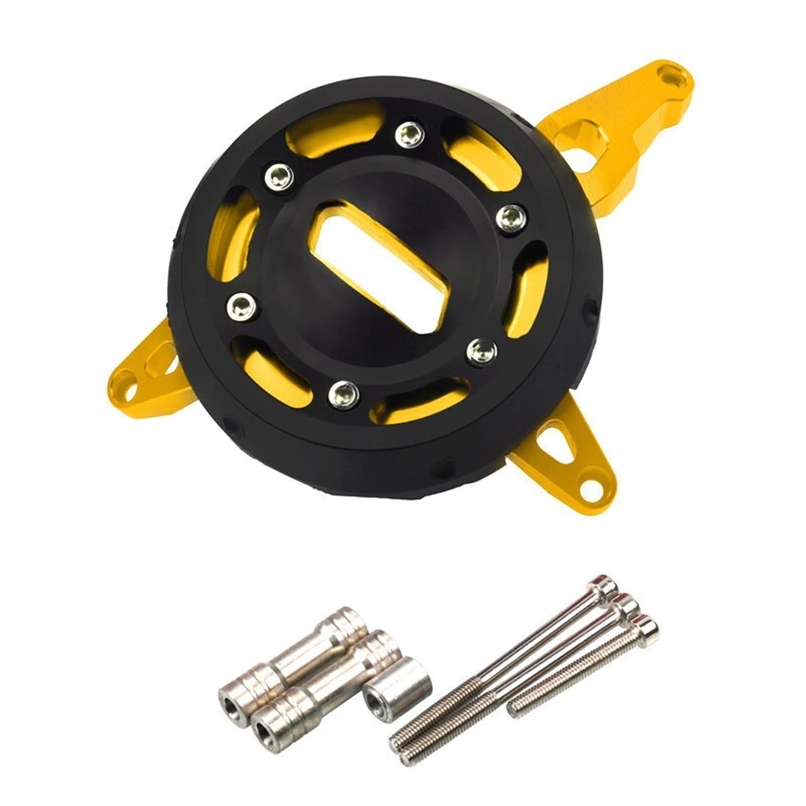 YIJIEBAO Passend for Yamaha YZF R3 R25 MT 03 MT03 2014-2020 YZFR3 Motorrad Rechte Seite Motorschutzrahmen Slider Stator Cover Case Protector Motorrad-Motorschutz(Gold) von YIJIEBAO