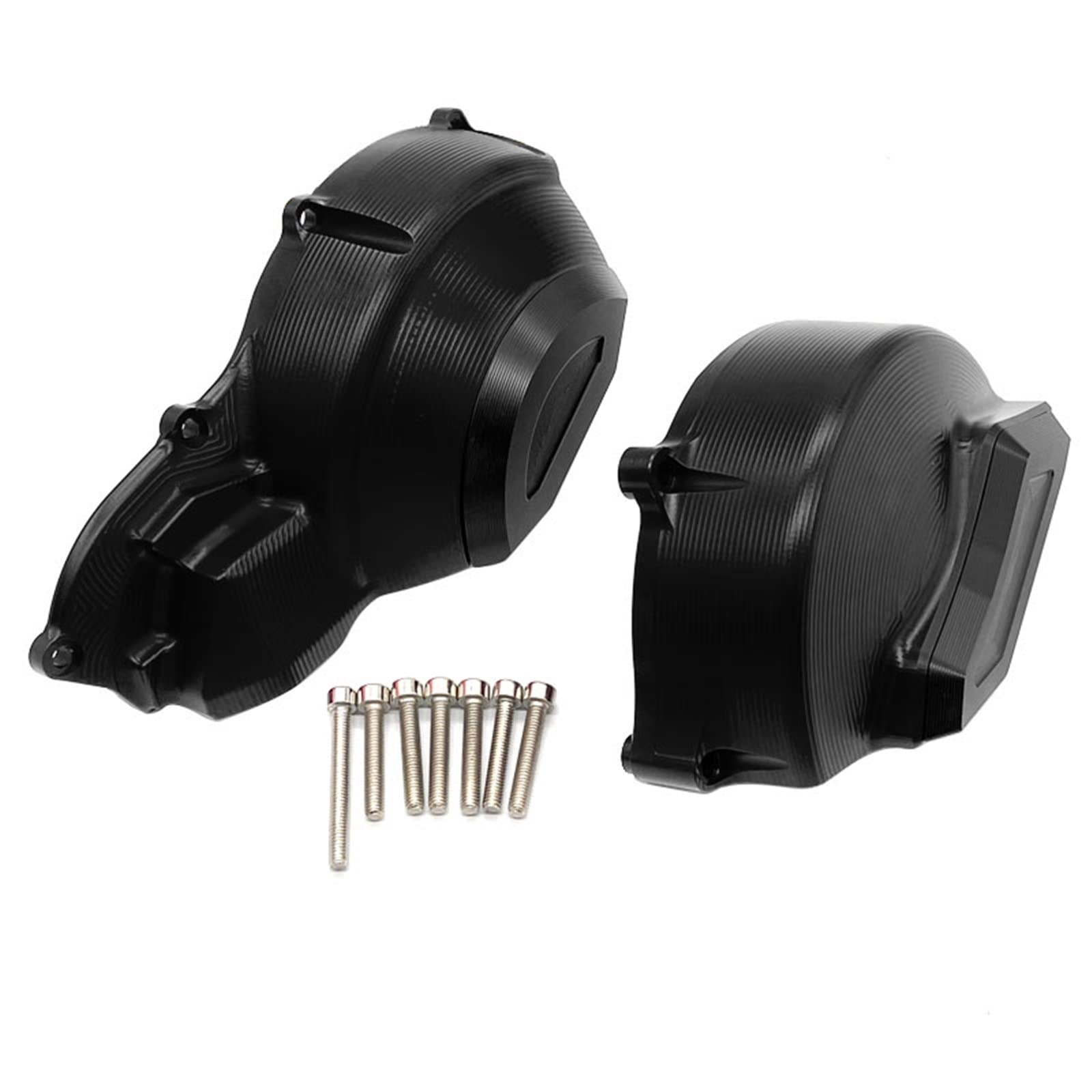 YIJIEBAO RS660 Motorschutzabdeckung Passend for Aprilia RS 660 2020-2022Motorabdeckung Statorgehäuseschutz CNC-Rahmengleiter-Fallschutz Motorrad-Motorschutz(Black) von YIJIEBAO