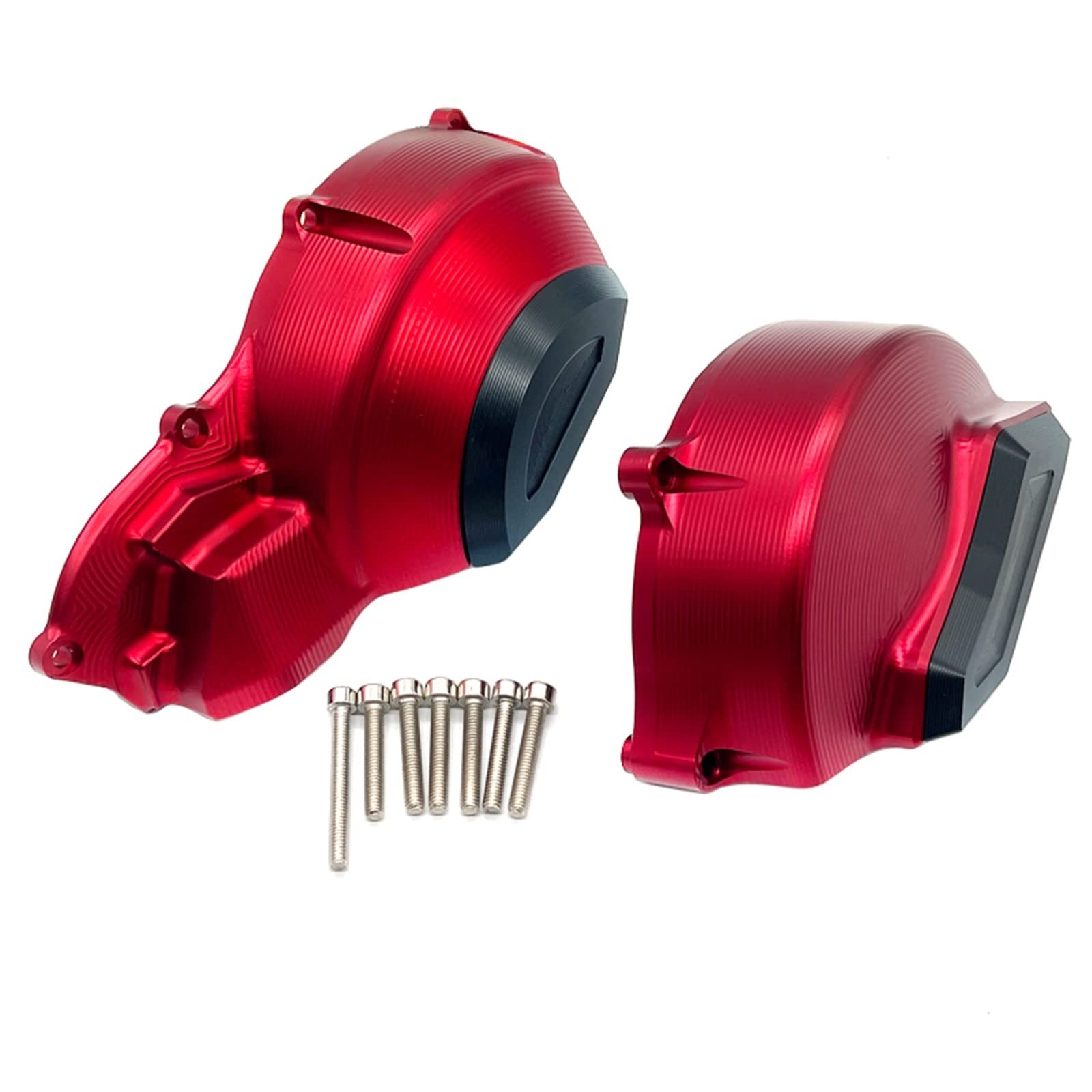 YIJIEBAO RS660 Motorschutzabdeckung Passend for Aprilia RS 660 2020-2022Motorabdeckung Statorgehäuseschutz CNC-Rahmengleiter-Fallschutz Motorrad-Motorschutz(Red) von YIJIEBAO