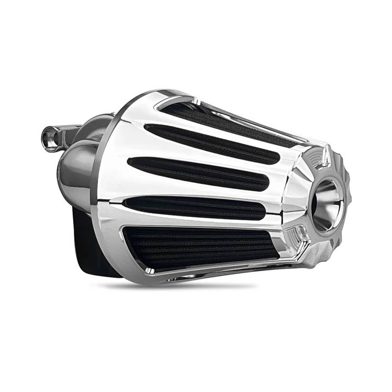 YIJIEBAO Verchromte Kegel Luftfiltereinlässe Filter Passend for Harley Touring Road Glide FLTR Street Glide FLHX Electra Glide Classic FLHTC 08-16 von YIJIEBAO