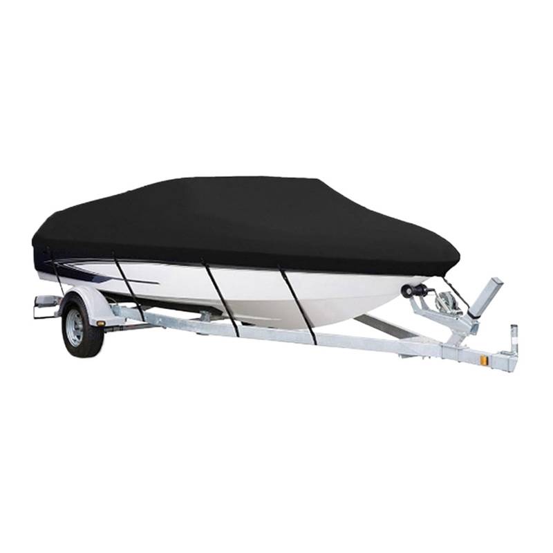 Jet Ski Abdeckung Schwarze Yacht Bootsabdeckung Anti-UV Wasserdichter Außenschutz Hochleistungs-Marinefischerei-Schnellboot Jet Ski Abdeckung(20-22FT) von YILWPV