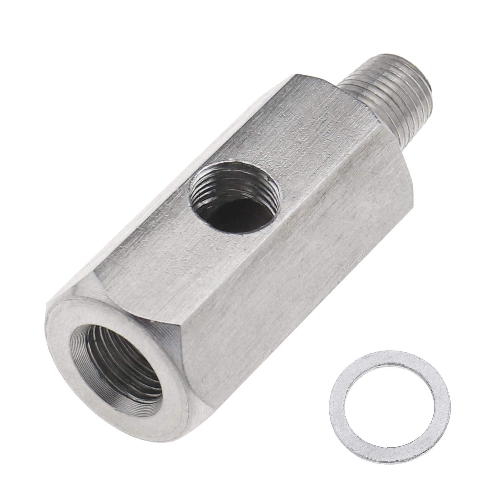 YINETTECH 1/8 NPT T-Stück Anschluss Adapter DIY Anschluss Turbo Ölleitungsdrucksensors aus Edelstahl Öldrucksensor Adapter Edelstahl YINETTECH 1/8 NPT T-Stück Anschluss Adapter DIY Anschluss Turbo Ölleitungsdrucksensors aus Edelstahl Öldrucksensor Adapter Edelstahl von YINETTECH
