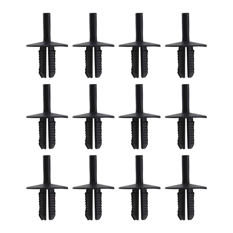 YINETTECH 30 Stück Stoßstangen Clips Ersatz 51111944537 Kompatibel mit BMW E36 E46 E34 E39 E32 E38 X3 X5 Stoßstangenabdeckung Innenverkleidungs Clips Schwarz von YINETTECH