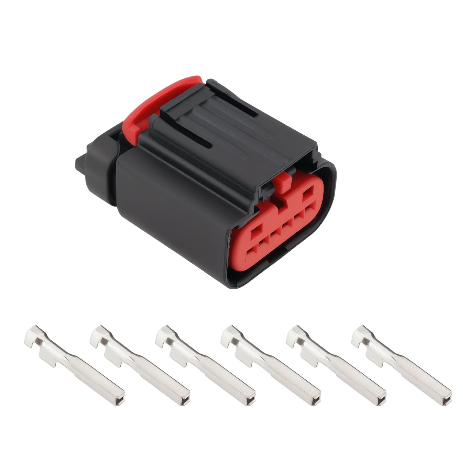 YINETTECH 1 x 6-poliger MAF-Massenluftstrom-Anschlussstecker mit 6 x Klemmen WPT-1241 MAF-Sensor-Anschluss, kompatibel mit Ford Transit MK7 MK8 TDCI 31,6 x 18,9 x 24,2 mm YINETTECH 1 x 6-poliger MAF-Massenluftstrom-Anschlussstecker mit 6 x Klemmen WPT-1241 MAF-Sensor-Anschluss, kompatibel mit Ford Transit MK7 MK8 TDCI 31,6 x 18,9 x 24,2 mm von YINETTECH