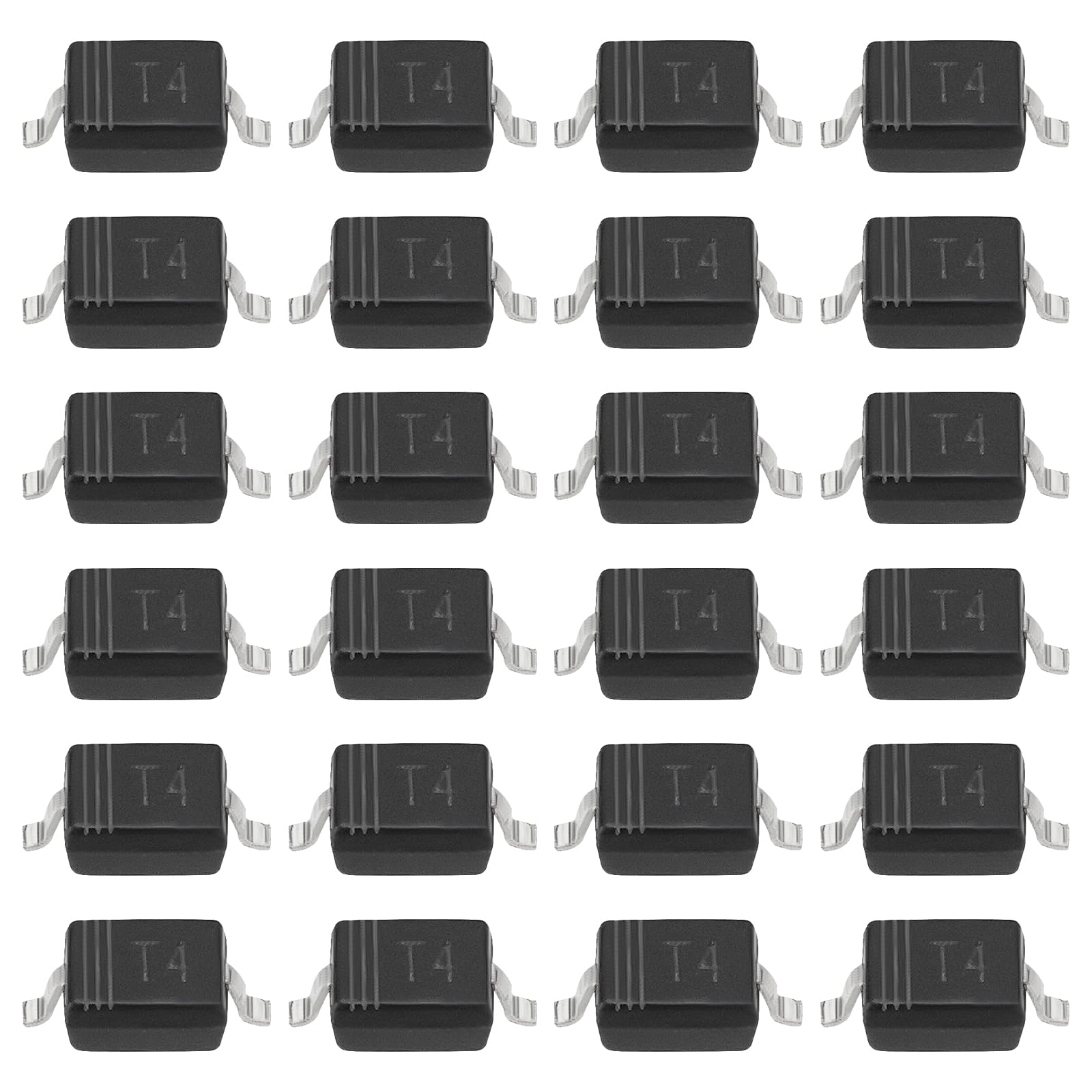 YINETTECH 100 Stück T4-Montagediode SMD 0805 SOD320 Kleinsignal-Chipschalter 1N4148WS für Digitale Geräte Smart Home LED-Beleuchtung Automotive Schwarz YINETTECH 100 Stück T4-Montagediode SMD 0805 SOD320 Kleinsignal-Chipschalter 1N4148WS für Digitale Geräte Smart Home LED-Beleuchtung Automotive Schwarz von YINETTECH